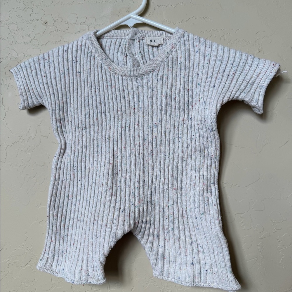 Soft Ribbed Knit Baby Bodysuit